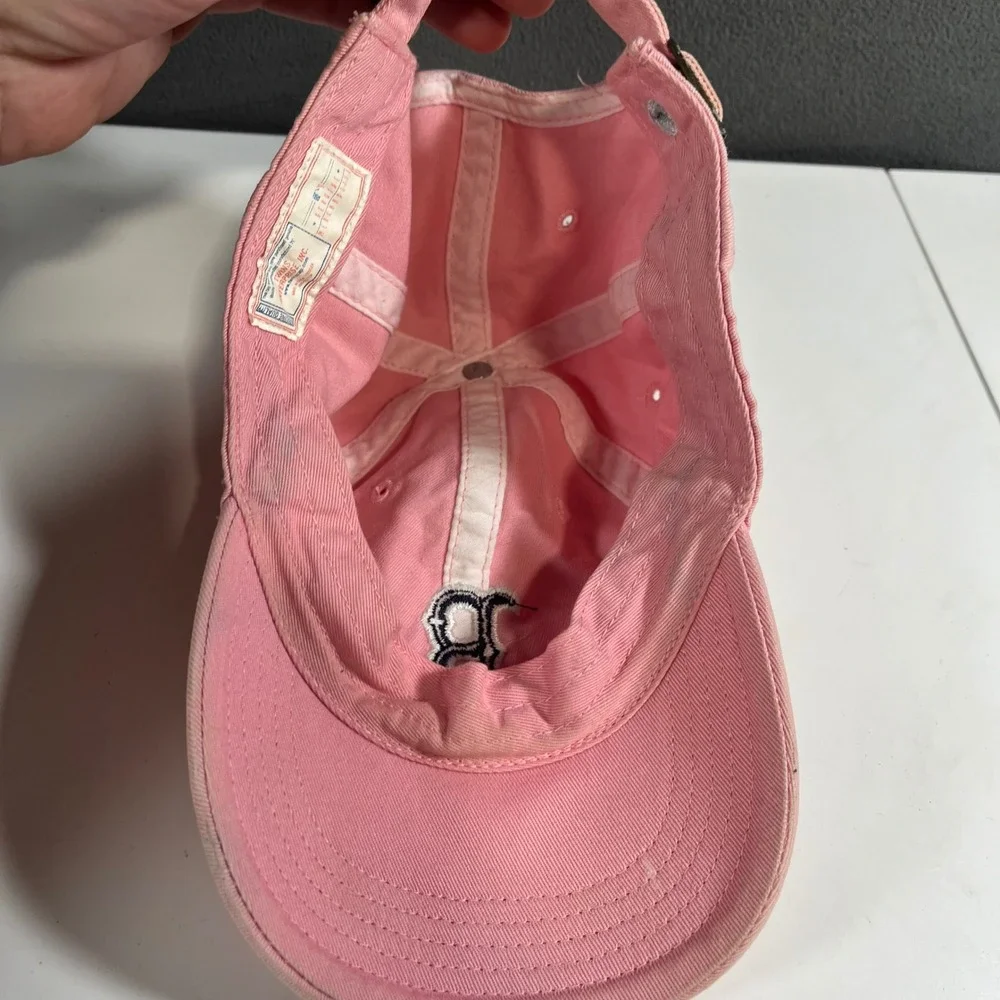 Twins Enterprise Boston Red Sox Kids Baseball Hat Pink Navy Blue B Logo Cap